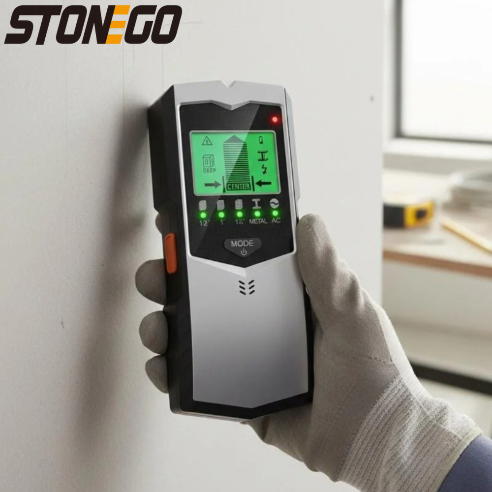 Stud Finder Wall Scanner 5 In 1 - 5-in-1 Multifunktionaler Wanddetektor und Kabelscanner für
