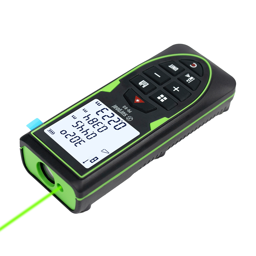 Stud Finder With Laser Level - Grüner Laser-Entfernungsmesser 120m Reichweite Wiederaufladbar mit