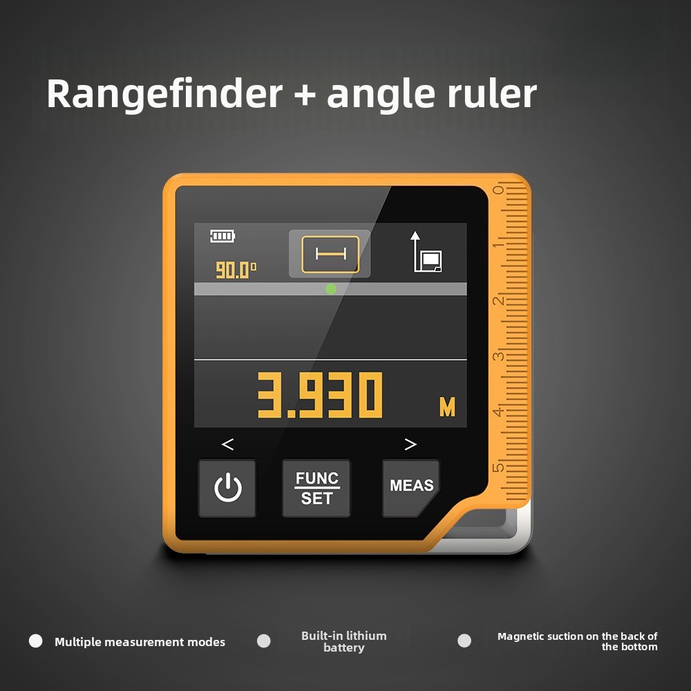 Stud Finder With Laser Level - 3-in-1 Digitales Messwerkzeug G161, Infrarot-Laser-Entfernungsmesser mit