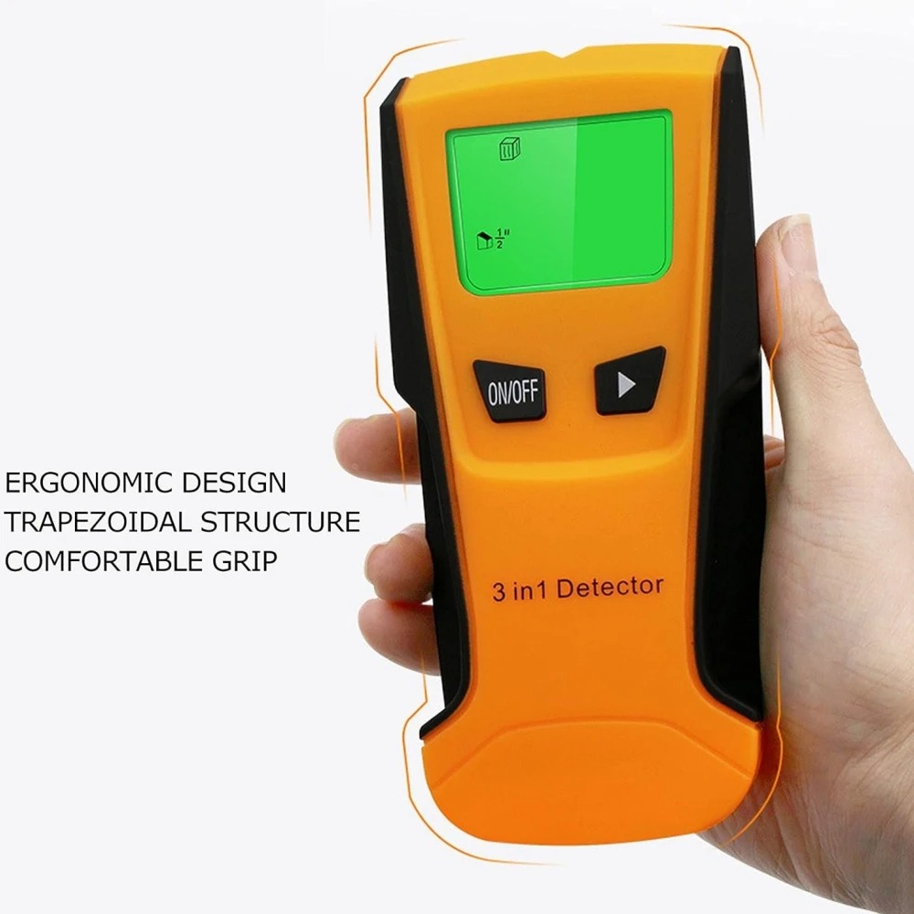 Wall Scanner Rebar Detector - 3-in-1 Wand-Metalldetektor Professioneller Tiefendetektor für Metall,