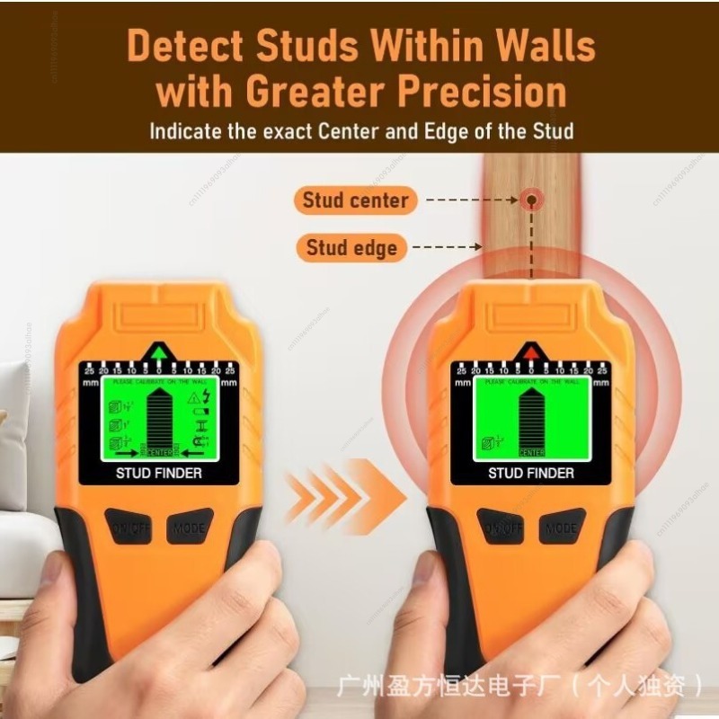 Wall Scanner Rebar Detector - Multifunktionaler 6-in-1-Wandscanner, Balken- und Bewehrungsstabfinder, Metalldrahtdetektor