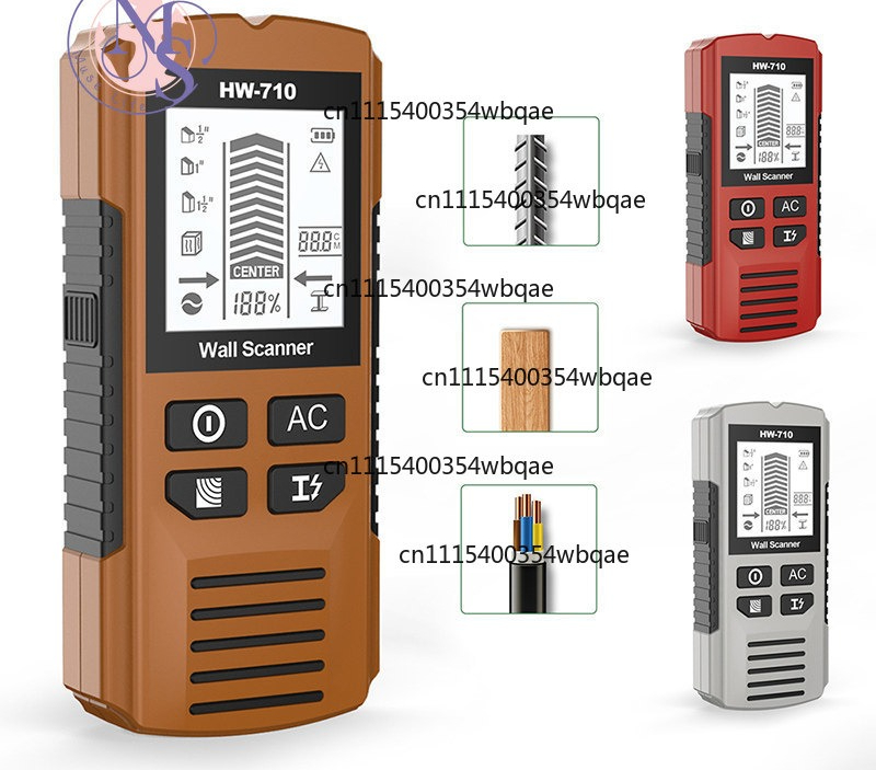 Stud Detector With Metal Ac Wire - ZOCI-FOR- HW-710 6-in-1 Handheld-Wanddetektor, Metall- &