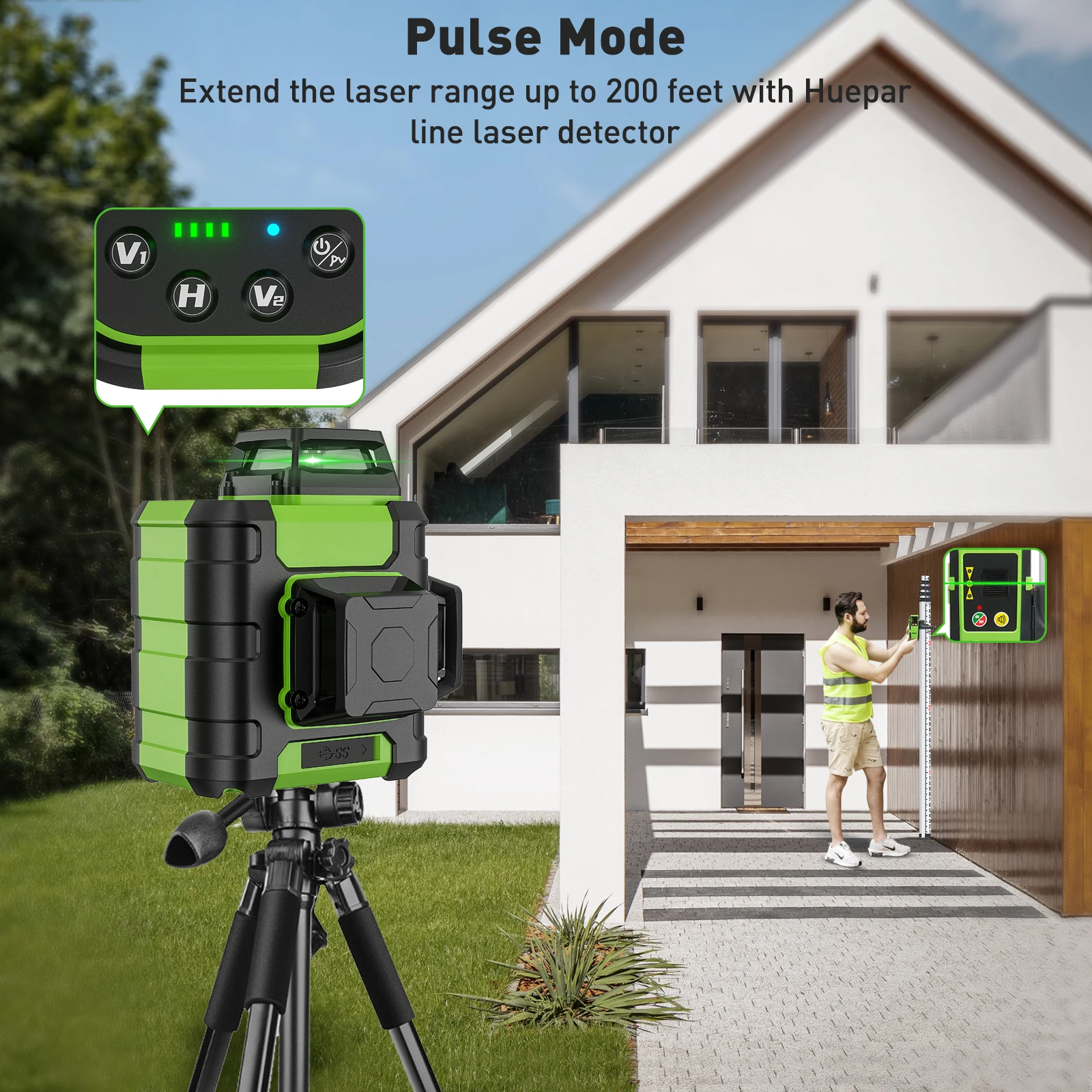 Huepar HM03CG Laser Level Gree – Stud Finder With Laser Level Bewertung und Preis
