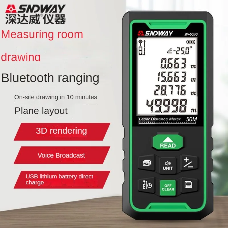 Neuester SNDWAY SW-50BG Laser- – Stud Finder With Laser Level Bewertung und Preis