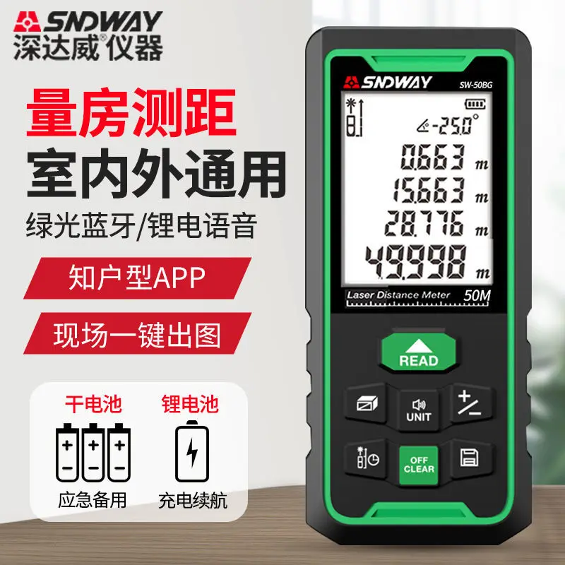 Neuester SNDWAY SW-50BG Laser- – Stud Finder With Laser Level Bewertung und Preis