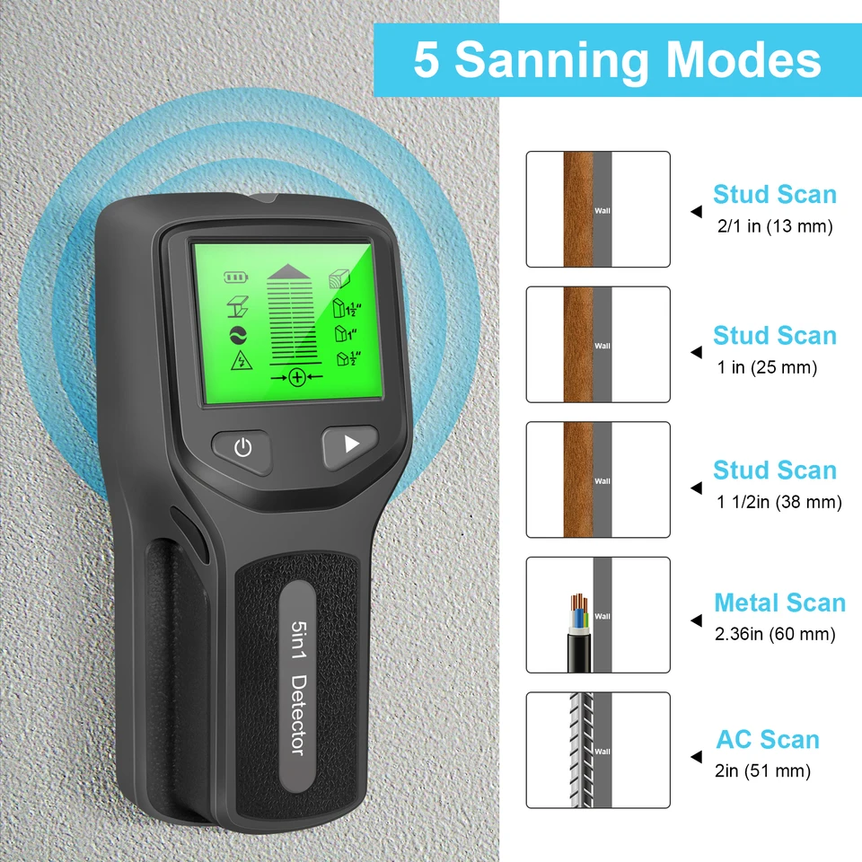 5-in-1-Metalldetektor, Wanddic – Stud Finder Wall Scanner 5 In 1 Bewertung und Preis