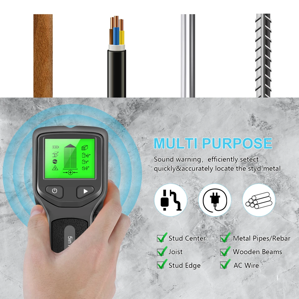 5-in-1-Metalldetektor, Wanddic – Stud Finder Wall Scanner 5 In 1 Bewertung und Preis