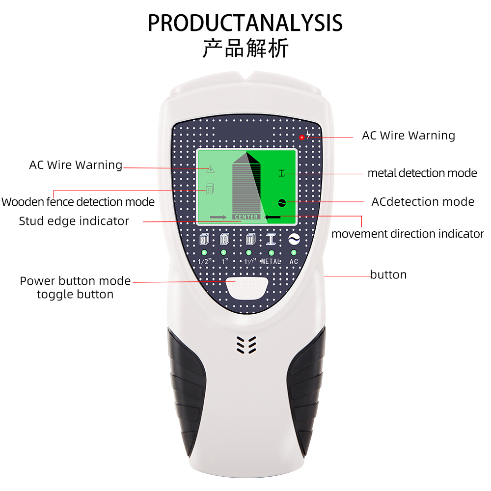Handgehaltener 5-in-1-Wandscan – Stud Finder Wall Scanner 5 In 1 Bewertung und Preis