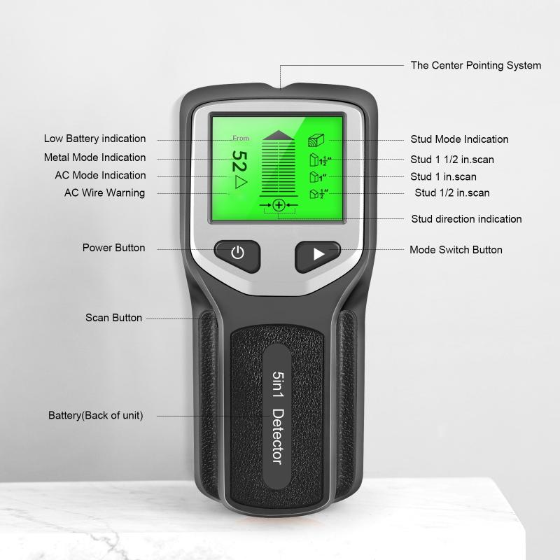 5-in-1-Metalldetektor, Wanddet – Stud Finder Wall Scanner 5 In 1 Bewertung und Preis