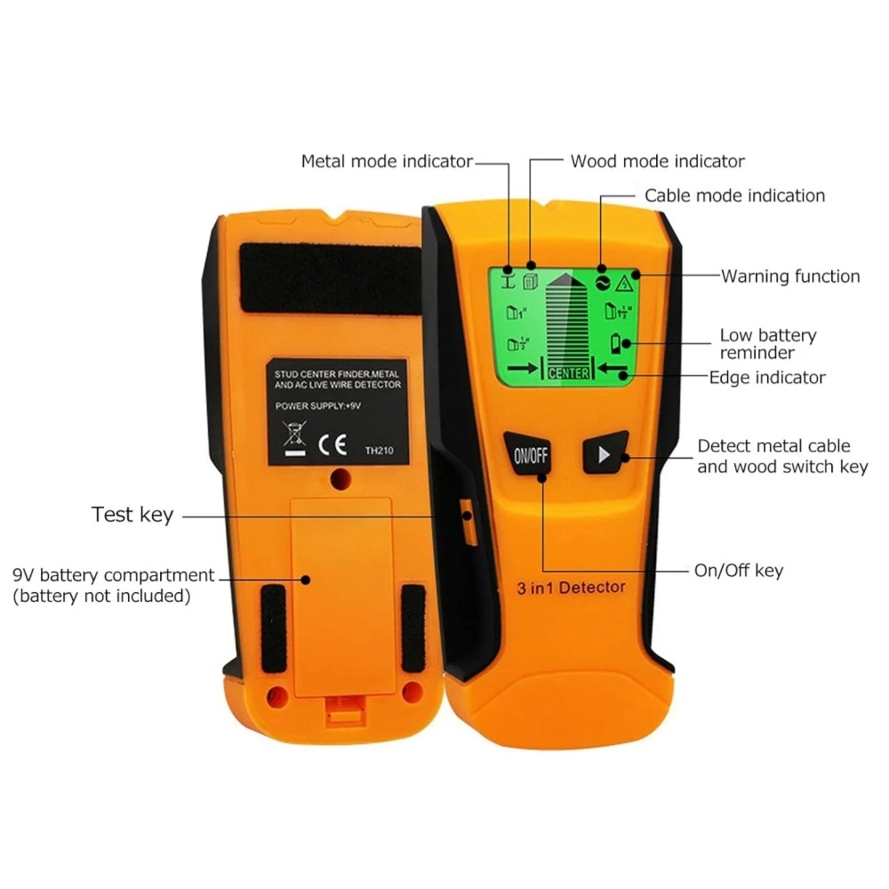 3-in-1 Wand-Metalldetektor Pro – Wall Scanner Rebar Detector Bewertung und Preis