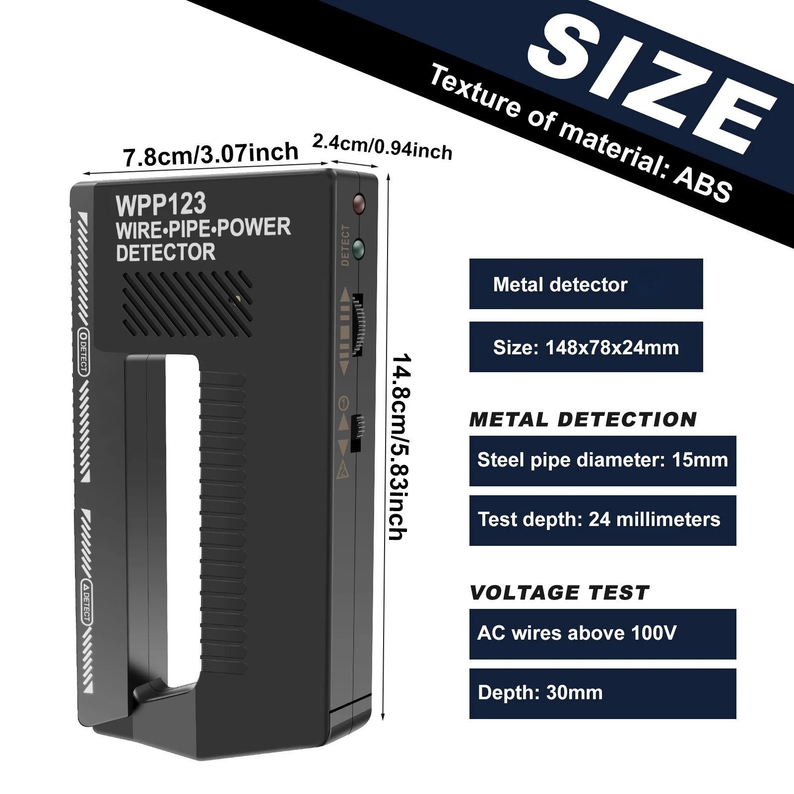 Handgehaltener Hochempfindlich – Pipe Detector Wall Scanner Bewertung und Preis