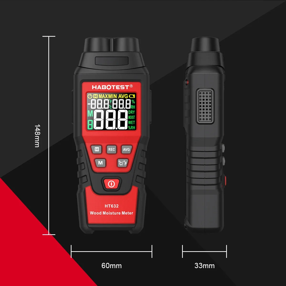 HABOTEST HT632 Digitales Feuch – Moisture Meter Wall Wood Bewertung und Preis