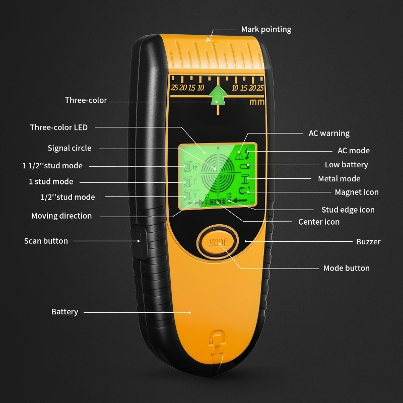Multifunktionaler Wandständer- – Wall Scanner Rebar Detector Bewertung und Preis