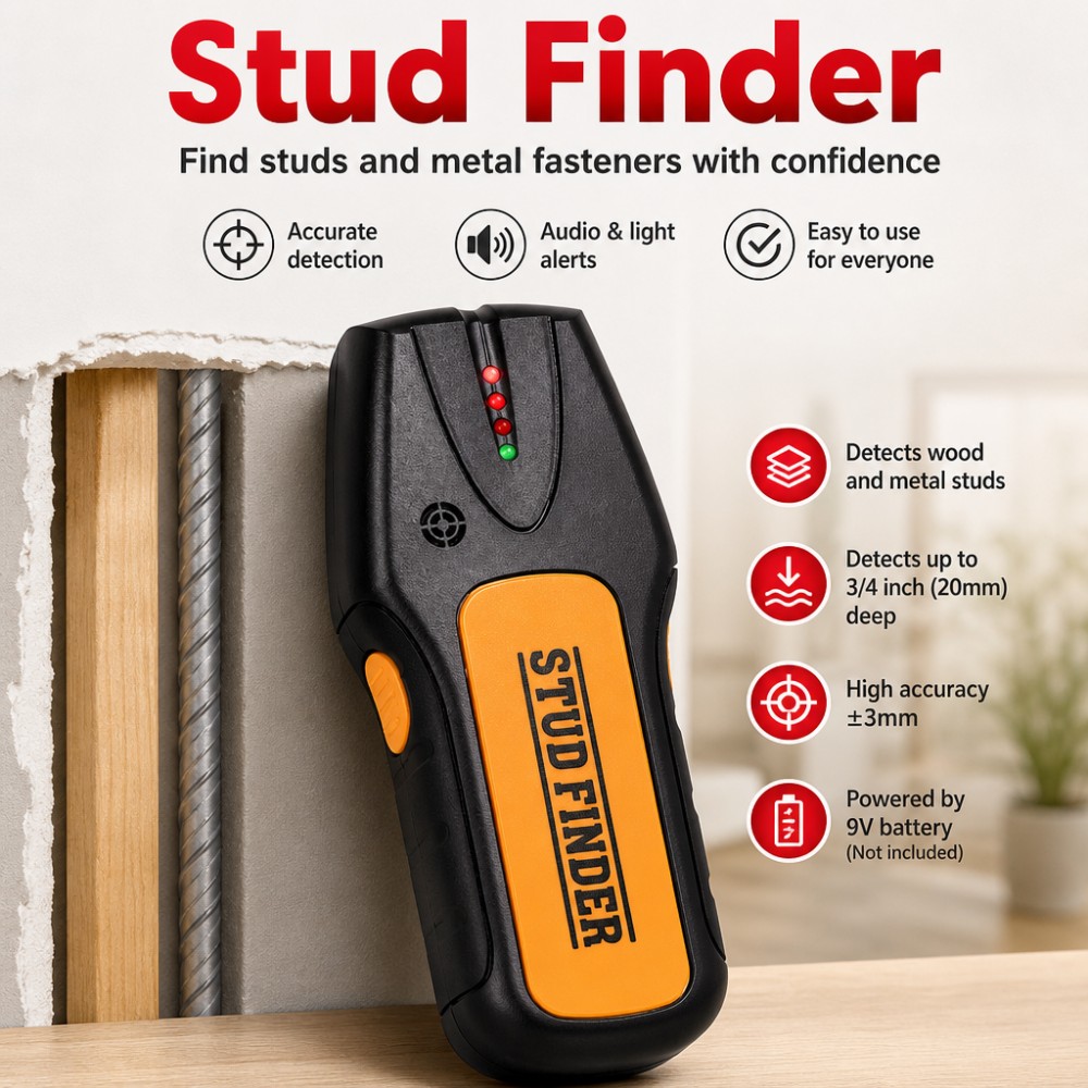 Elektronischer Balkensucher, W – Wall Scanner Rebar Detector Bewertung und Preis
