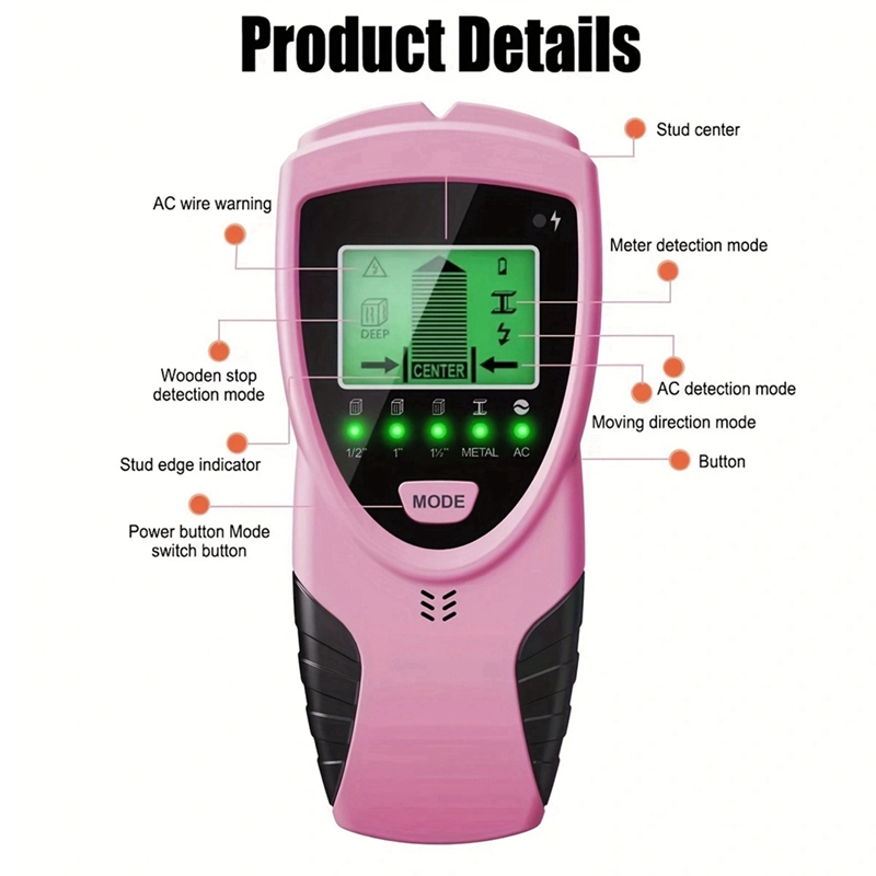 5-in-1 Wandscanner Holz-Stromd – Stud Finder Center Finder Edge Bewertung und Preis