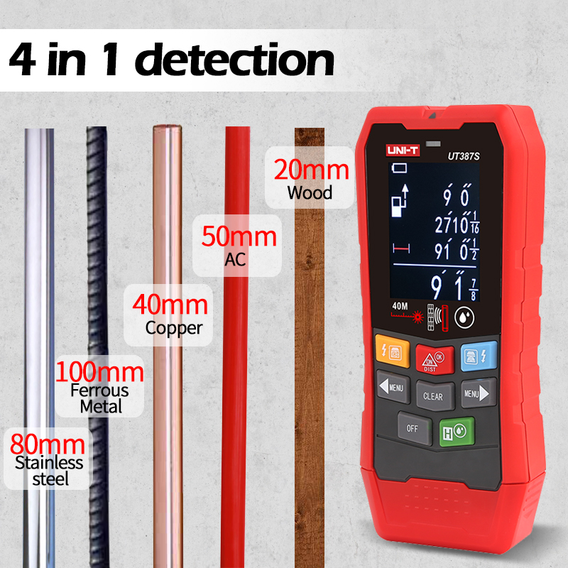 UNI-T 4 In 1 Metalldetektor UT – Stud Detector With Metal Ac Wire Bewertung und Preis
